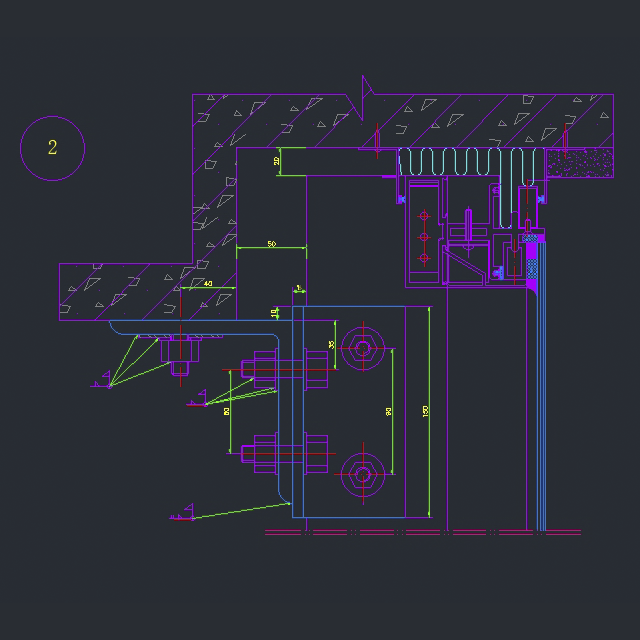 180 sets of Curtain Wall Node Diagram CadArea Premium Design